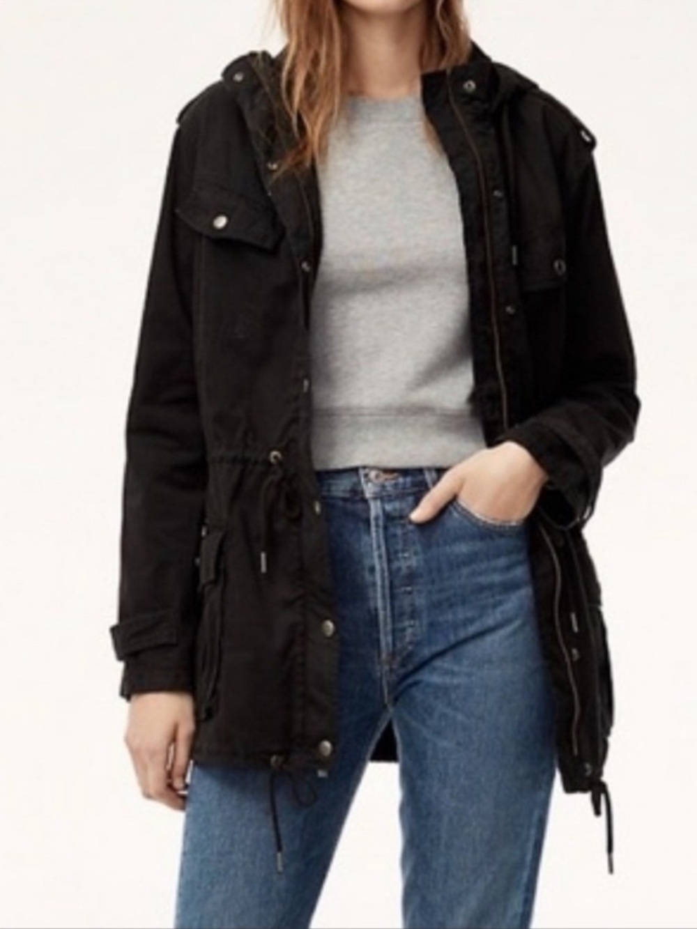 ARITZIA Azure Skies Trooper jacket *black*